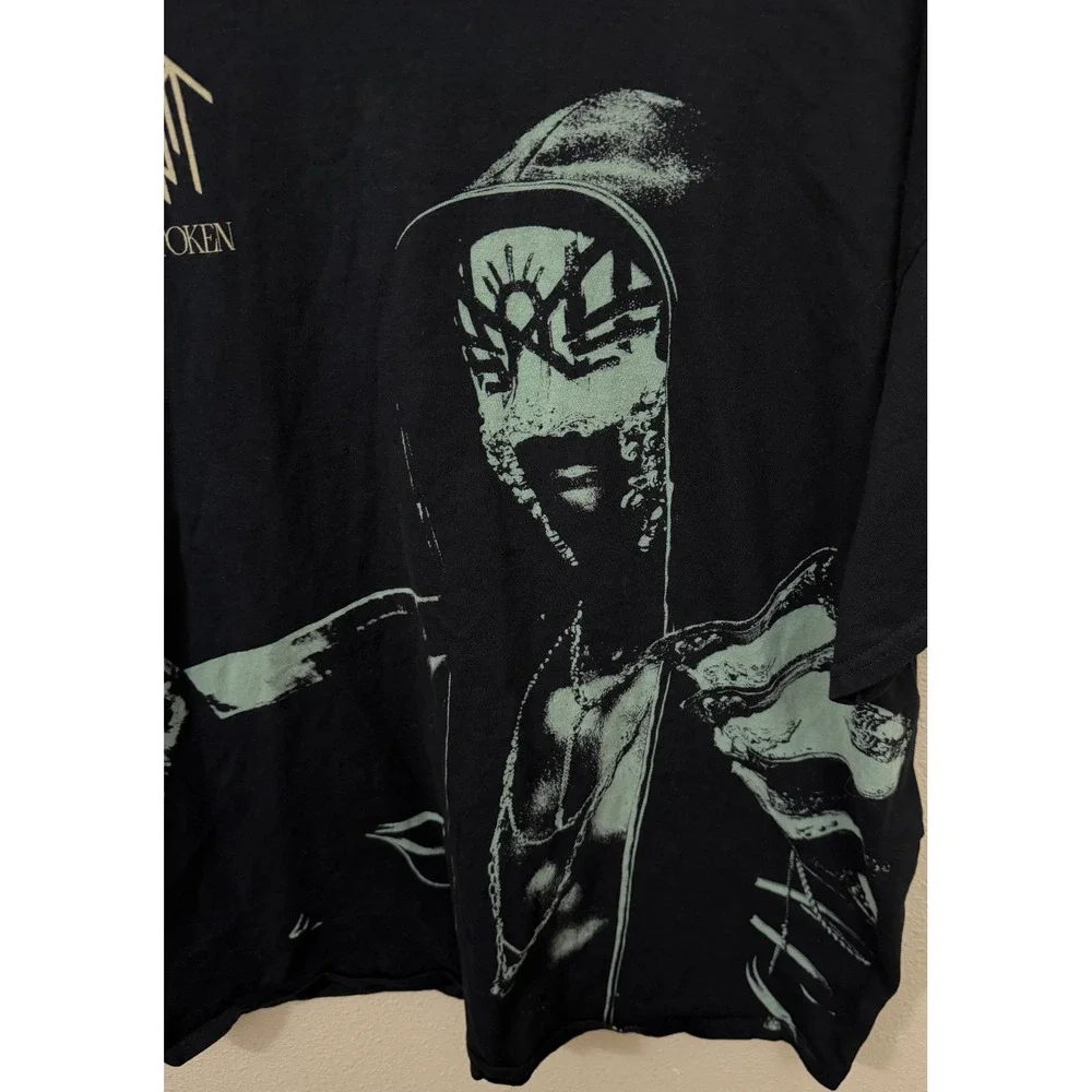 Sleep Token Vessel Graphic T-Shirt Black XXL Band Merch Short Sleeve Cotton